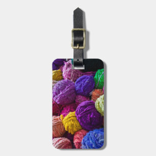 Étiquette À Bagage Le marché du port d'Angelmo