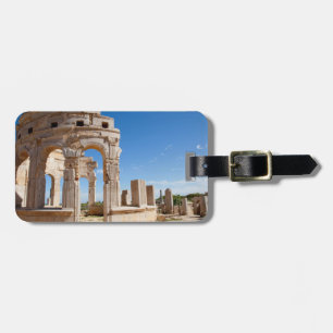 Étiquette À Bagage Le Marché, Leptis Magna, district d'Al Khums