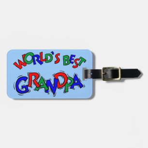 Étiquette À Bagage Le meilleur grand-papa du monde