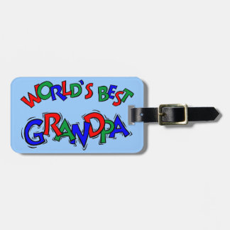 Étiquette À Bagage Le meilleur grand-papa du monde