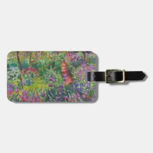 Étiquette À Bagage le monet fleurit le cru le-iris-jardin-à-giverny
