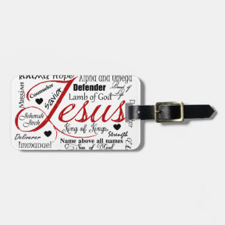 Étiquette À Bagage Le nom de Jésus