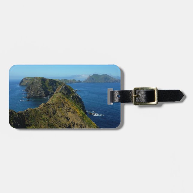 Étiquette À Bagage Le point d'inspiration d'Anacapa I dans les îles d (Devant horizontal)
