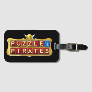 Étiquette À Bagage Le puzzle pirate l'étiquette de bagage