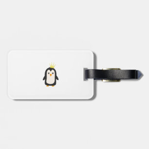 Étiquette À Bagage Le Roi pingouin