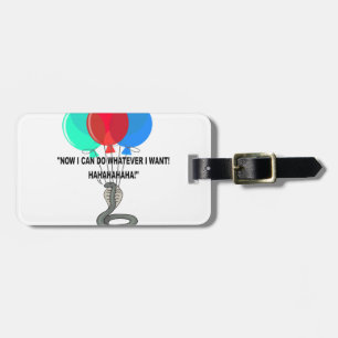 Étiquette À Bagage Le serpent volant