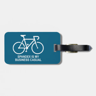 Étiquette À Bagage Le Spandex Est Mon Vêtement De Travail Cyclisme Dé