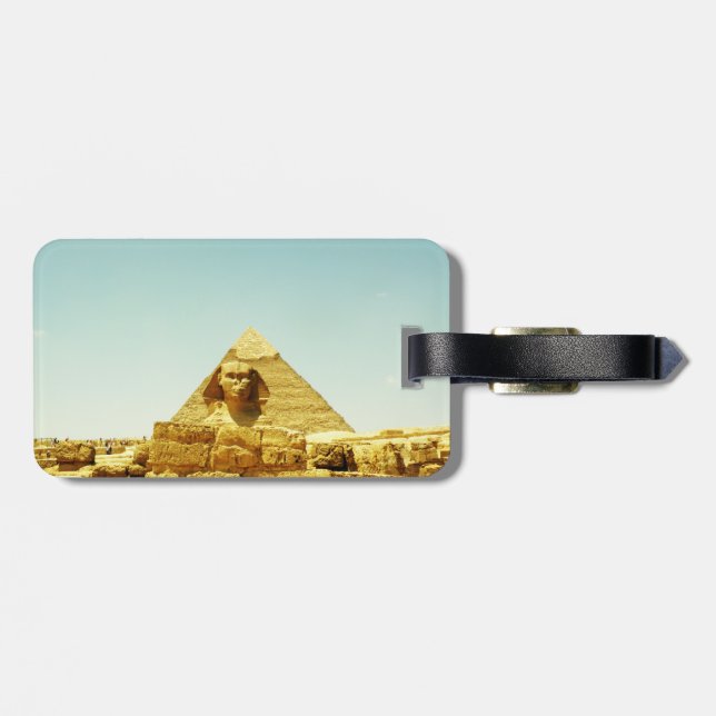 Étiquette À Bagage Le Sphinx (Dos horizontal)