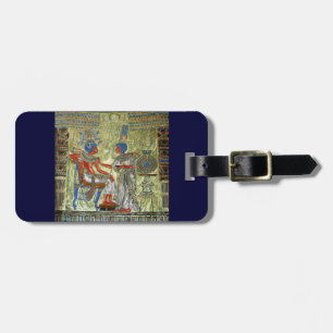 Étiquette À Bagage Le trône de Tutankhamon
