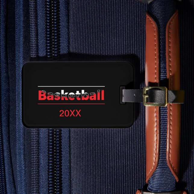 Étiquette À Bagage Lecteur de basket-ball - Arche géométrique minimal (Insitu Rectoal 4)