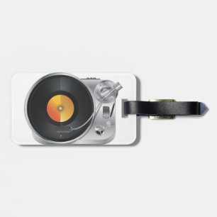 Étiquette À Bagage Lecteur de musique DJ