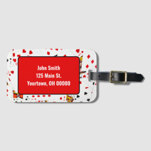 Étiquette À Bagage Lecture de la collection de cartes