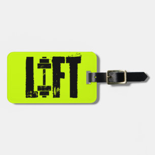 Étiquette À Bagage LEFT Electric Yellow Facile à repérer