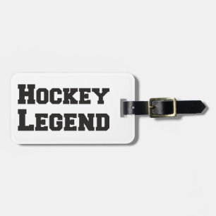 Étiquette À Bagage Légende du hockey