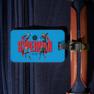 Étiquette À Bagage Légendes de Superman pour toujours Graphique