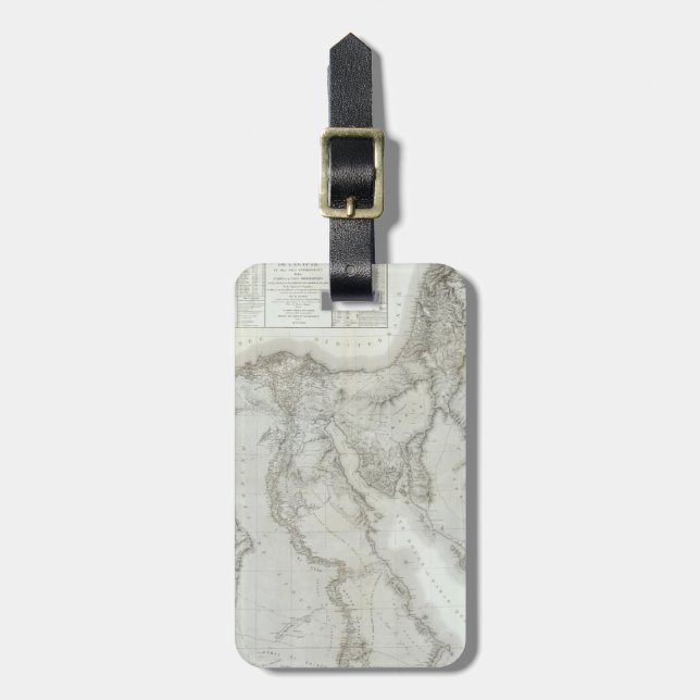 Étiquette À Bagage L'Egypte 8 (Devant Vertical)