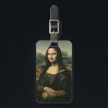 Étiquette À Bagage Leonardo Vinci | Mona Lisa, c.1503-6<br><div class="desc">Numéro de collection d'images : XIR3179 Mona Lisa,  c.1503-6 (huile sur panneau). Vinci,  Leonardo da (1452-1519) huile sur panneau. Louvre,  Paris,  France Giraudon. 16e</div>