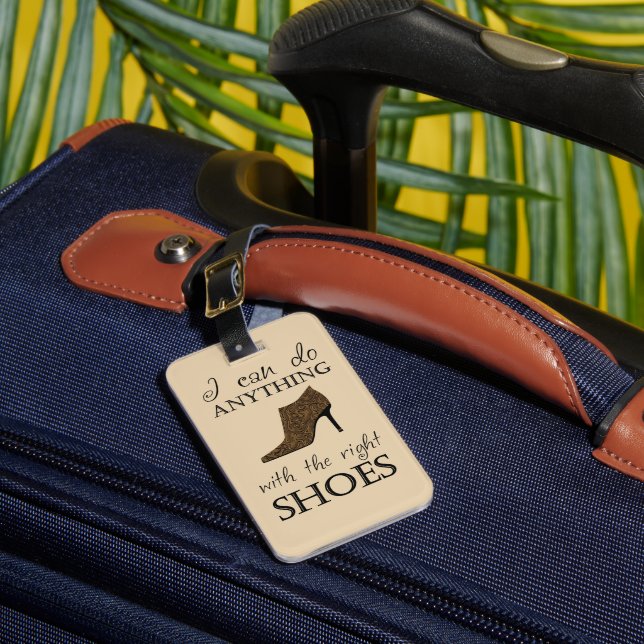 Étiquette À Bagage Les bonnes chaussures (Insitu Rectoal 1)