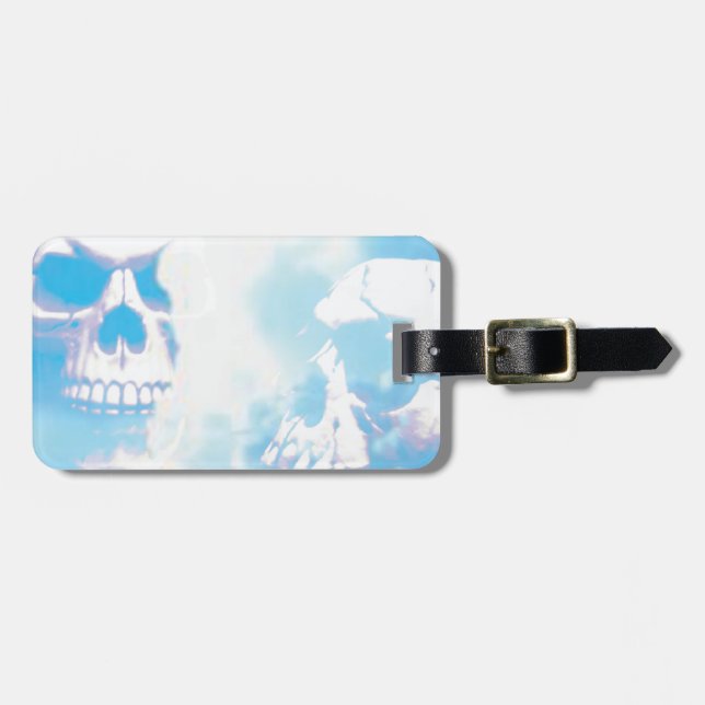 Étiquette À Bagage Les crânes dans les nuages (Devant horizontal)