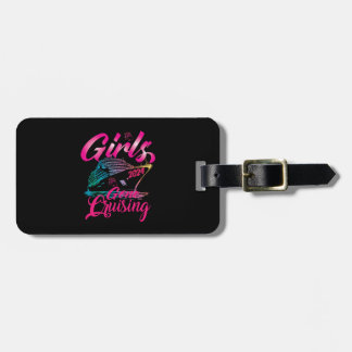 Étiquette À Bagage Les filles sont parties Cruising 2024 Vacation Cru