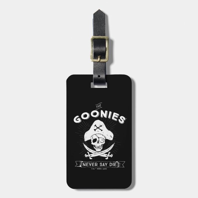 Étiquette À Bagage Les Goonies "Ne jamais dire mourir" Pirate Badge (Devant Vertical)