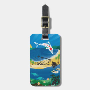 Étiquette À Bagage Les îles d'Aloha Hawaii
