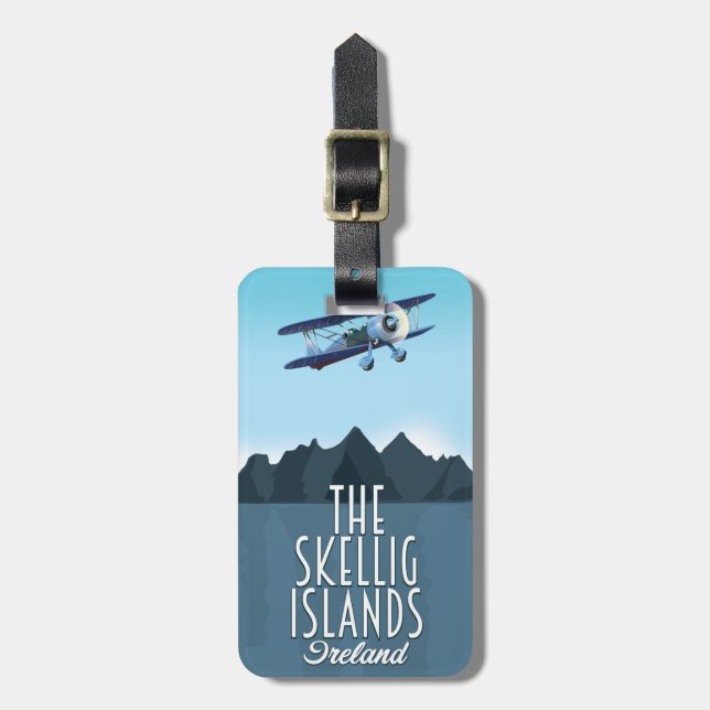 Étiquette À Bagage Les îles Skellig (Devant Vertical)