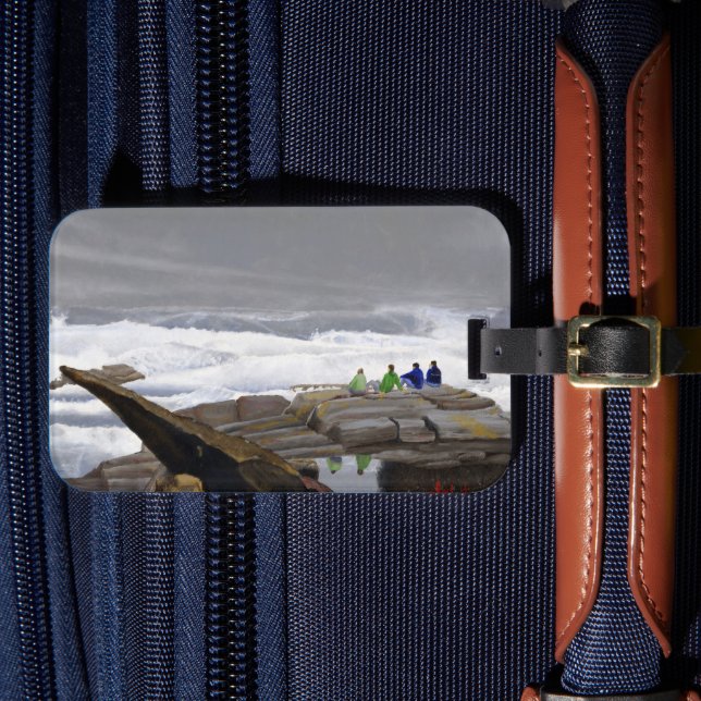 Étiquette À Bagage Les Observateurs de Vagues (Insitu Rectoal 4)