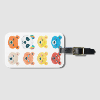 Étiquette À Bagage Les ours de personnalité