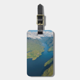 Étiquette À Bagage Les Paysages Côtiers Dans La Forêt De Great Bear R