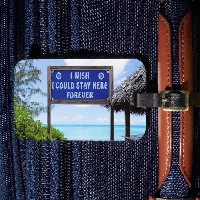 Étiquette À Bagage Les rêves des Caraïbes (Insitu Rectoal 4)