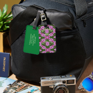 Étiquette À Bagage Les rêves deviennent de vraies fleurs Inspiration
