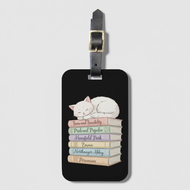 Étiquette À Bagage Les romans de Jane Austen IX (Devant Vertical)