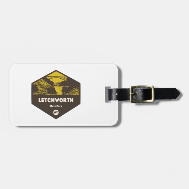 Étiquette À Bagage Letchworth State Park New York (Devant horizontal)