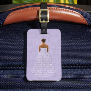 Étiquette À Bagage L'Étiquette de Bagage Princesse