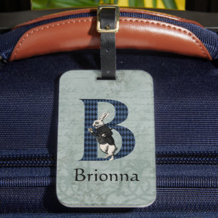 Étiquette À Bagage LETTRE BALLOGUE BLANCHE BLANC WONderland BALISE