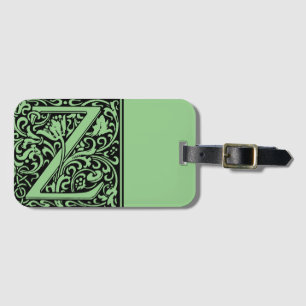 Étiquette À Bagage LETTRE MONOGRAPHIQUE ALGRAPHIQUE Z Balise bagage