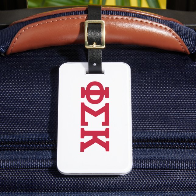 Étiquette À Bagage Lettres Phi Sigma Kappa (Insitu Rectoal 2)