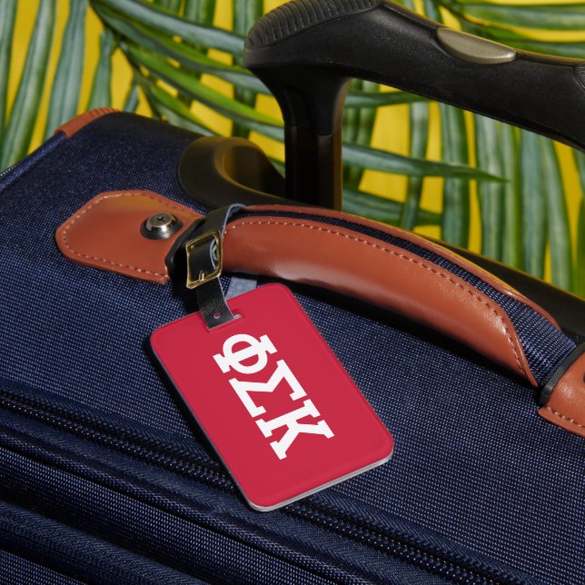 Étiquette À Bagage Lettres Phi Sigma Kappa (Insitu Rectoal 1)