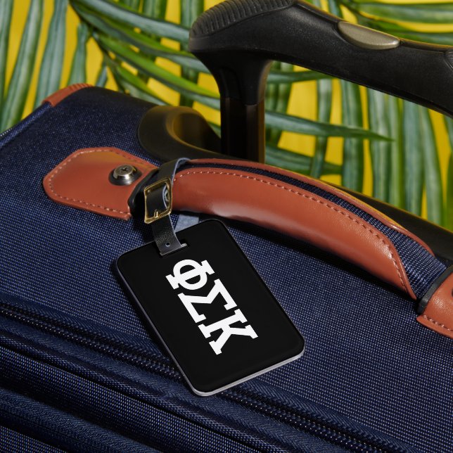 Étiquette À Bagage Lettres Phi Sigma Kappa (Insitu Rectoal 1)