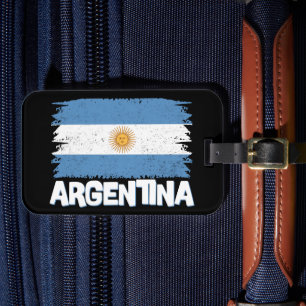 Étiquette À Bagage Lettres stylish Argentina Flag