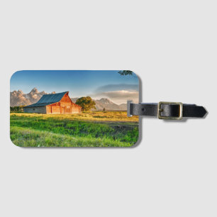 Étiquette À Bagage Lever de soleil à la grange de Moulton