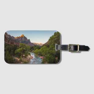 Étiquette À Bagage Lever de soleil sur le gardien