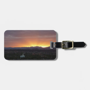 Étiquette À Bagage Lever de soleil sur le paysage de St. George Utah