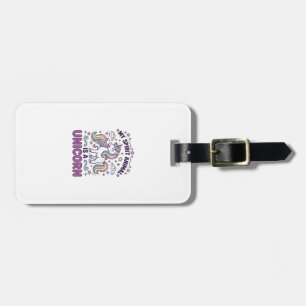 Étiquette À Bagage Licorne Mon Animal Spirituel Est une Licorne Typog
