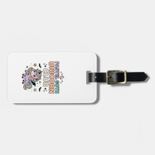 Étiquette À Bagage Licorne Pastel Goth Licorne Club Graphique Tendanc