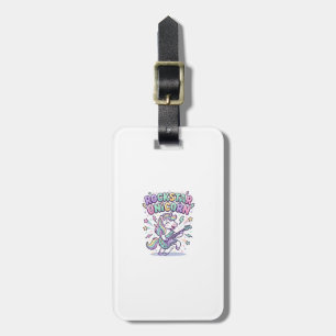 Étiquette À Bagage Licorne Rockstar Licorne Charmant Vêtements Graphi