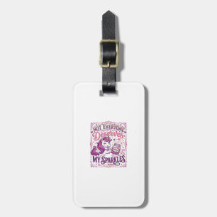 Étiquette À Bagage Licorne Tout le monde ne mérite pas mes paillettes