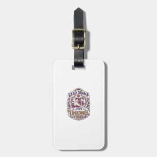 Étiquette À Bagage Licorne Zéro Drame Juste Licorne Vibes Élégant Bla