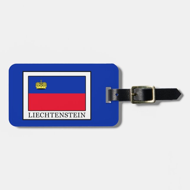 Étiquette À Bagage Liechtenstein (Devant horizontal)